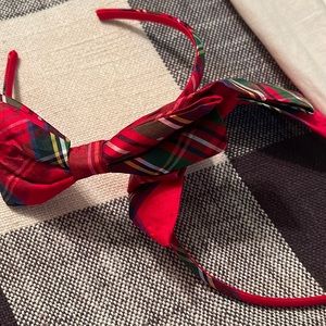 2 Janie and Jack plaid headbands